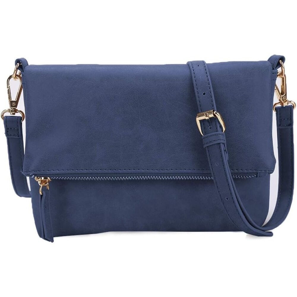 〽️Women Blue Multi-Functional Wristlet Crossbody Purse Shoulder Bag